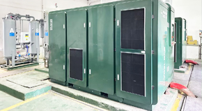 天津西青区某水产养殖场萨震永磁变频22kw空压机